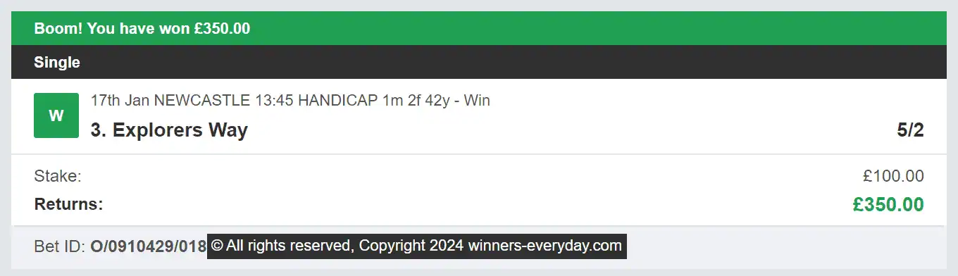 Winners Everyday - Winner 2 - 2024-01-17