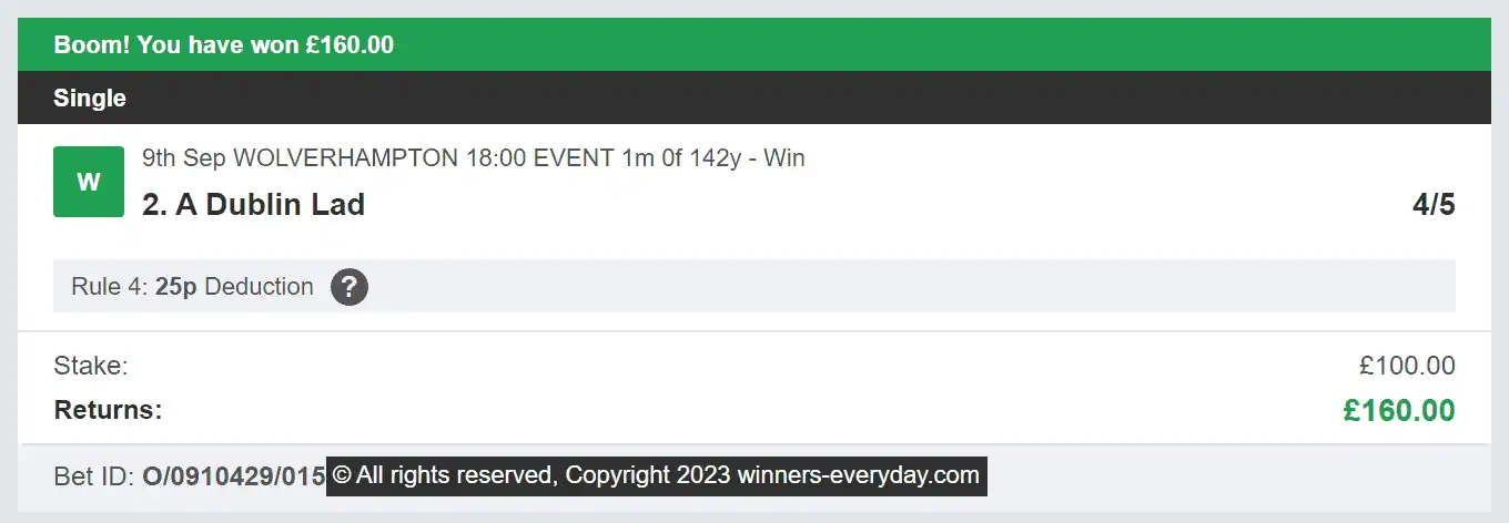 Winners Everyday - Winner 2 - 2023-09-09