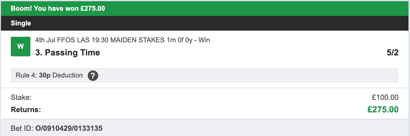 Winners Everyday - Winner 1 - 2023-07-04